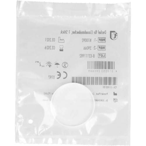 Einnehmeglas-Deckel Kunststoff weiß 1 St