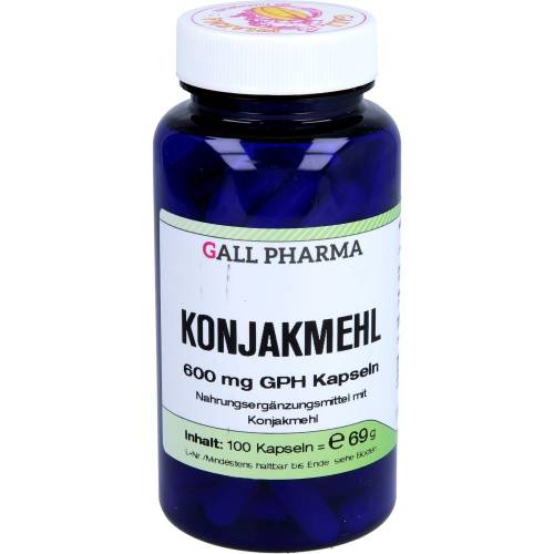 Konjakmehl 600 mg Kapseln 100 St