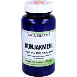 Konjakmehl 600 mg Kapseln 100 St
