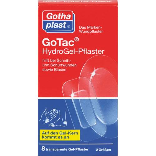 Gotac HydroGel-Pflaster 2 Größen 8 St