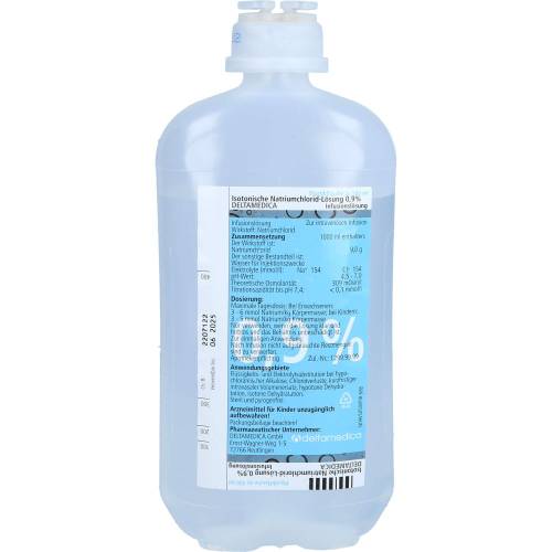 Isotonische NaCl 0,9% Deltamedica Inf.-Lsg.Plastik 5000 ml