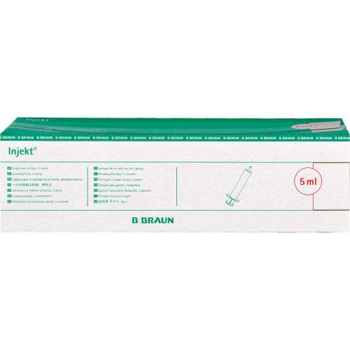 Injekt Solo Spritze 5 ml Luer exzentrisch Pvc-frei 500 ml