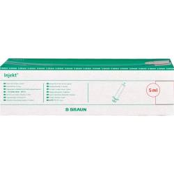 Injekt Solo Spritze 5 ml Luer exzentrisch Pvc-frei 500 ml