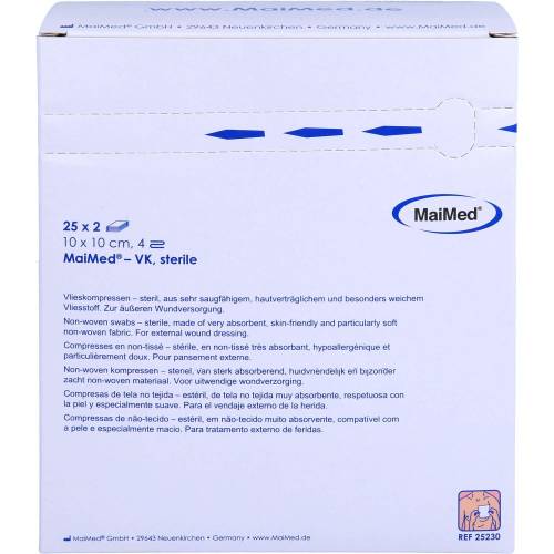 Vlieskompressen steril 10x10 cm 50 St