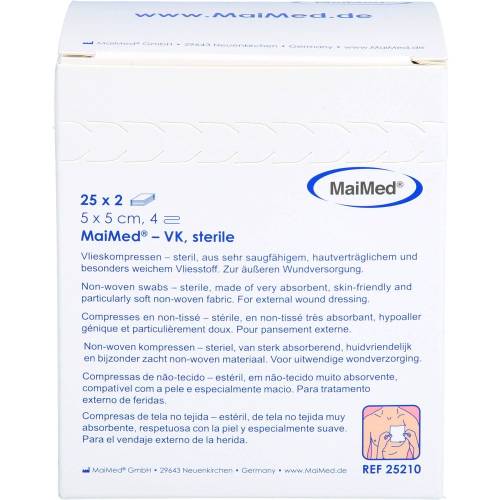 Vlieskompressen steril 5x5 cm 50 St