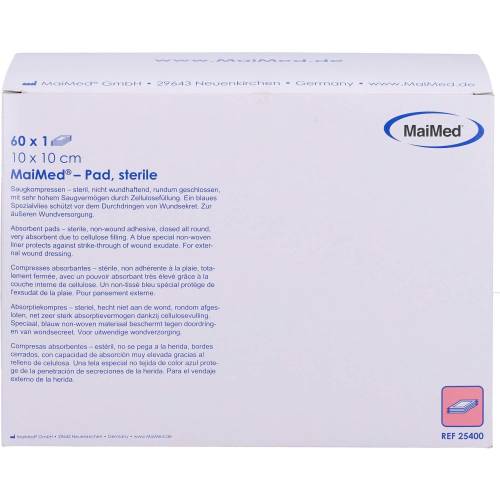 Saugkompressen steril 10x10 cm 60 St