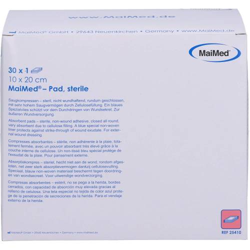 Saugkompressen steril 10x20 cm 30 St