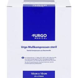 Urgo Mullkompressen 10x10 cm steril 50 St