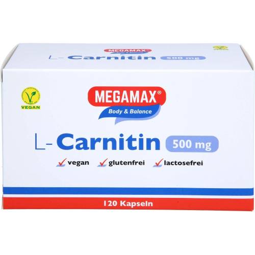 L-Carnitin 500 mg Megamax Kapseln 120 St