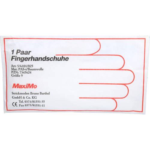 Handschuhe Pas/Baumwolle Gr. 9 Damen 2 St