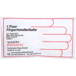 Handschuhe Strick Baumwolle Gr. 7 dünn 2 St