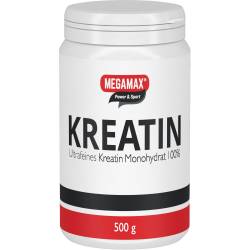 Kreatin Monohydrat 100% Megamax Pulver 500 g