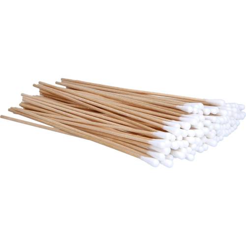 Wattestäbchen Holz 15 cm mit Wattekopf 100 St