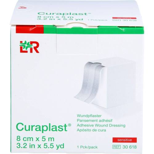 Curaplast Wundschnellverb.sensitiv 8 cmx5 m 1 St