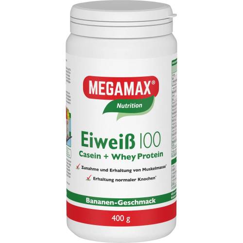 Eiweiss 100 Banane Megamax Pulver 400 g