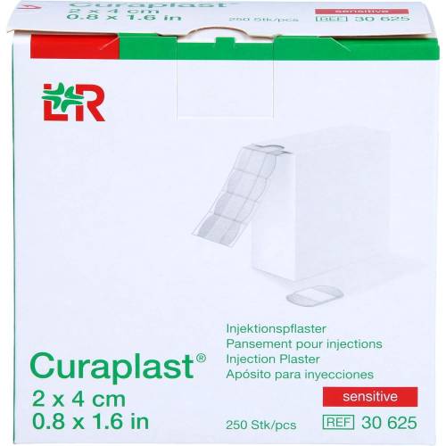 Curaplast Inj.-Pflaster sensitiv 2x4 cm 250 St