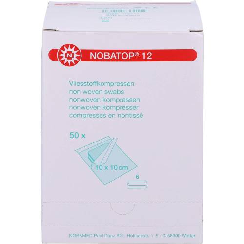 Nobatop 12 Kompressen 10x10 cm steril 100 St