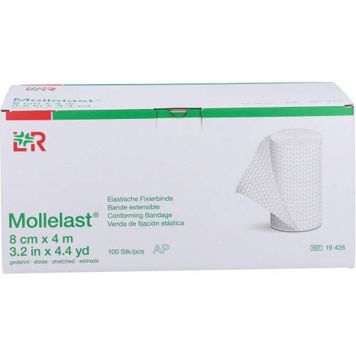 Mollelast Binden 8 cmx4 m weiß lose 100 St