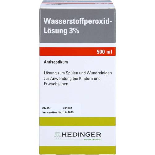 Wasserstoffperoxid-Lösung 3% Standardzulassung 500 ml
