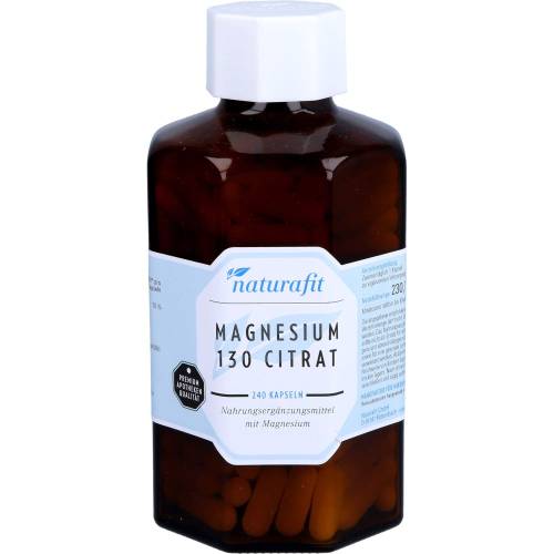 Naturafit Magnesium 130 Citr Kapseln 240 St