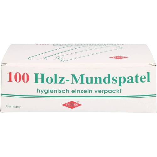 Mundspatel Holz einzeln verpackt 100 St