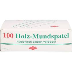 Mundspatel Holz einzeln verpackt 100 St
