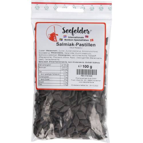 Seefelder Salmiak Pastillen Kda 100 g