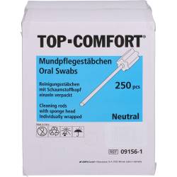 Mundpflegestäbchen Schaumstoff neutral 250 St