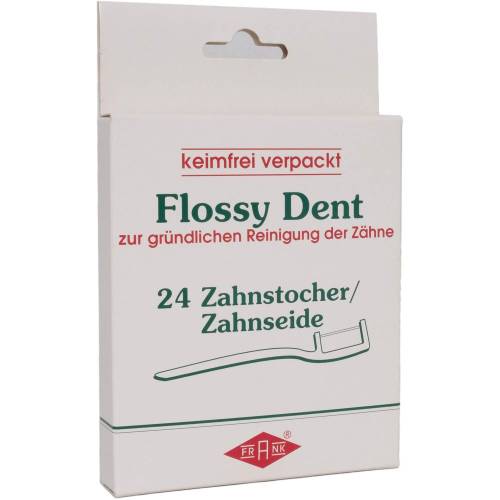 Flossy Dent Zahnseide/Zahnstocher 24 St