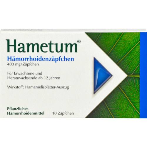 Hametum Hämorrhoiden Zäpfchen 10 St