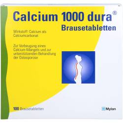 Calcium 1000 dura Brausetabletten 100 St