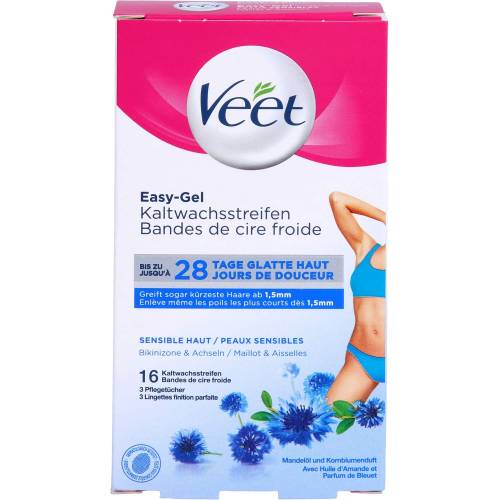 Veet Kaltwachs-Streifen Bikinizone & Achseln 16 St