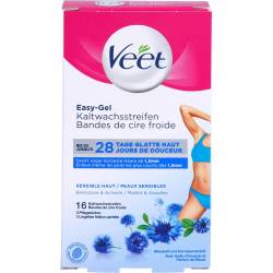 Veet Kaltwachs-Streifen Bikinizone & Achseln 16 St