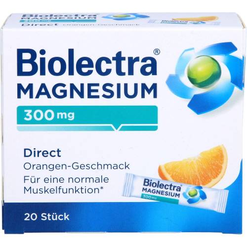 Biolectra Magnesium 300 mg Direct Orange Sticks 20 St