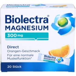Biolectra Magnesium 300 mg Direct Orange Sticks 20 St
