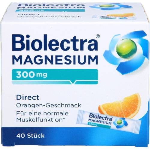 Biolectra Magnesium 300 mg Direct Orange Sticks 40 St