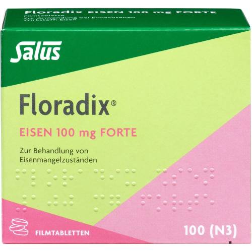 Floradix Eisen 100 mg forte Filmtabletten 100 St