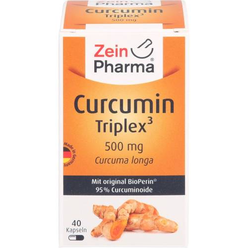 Curcumin-Triplex3 500 mg/Kap.95% Curcumin+BioPerin 40 St