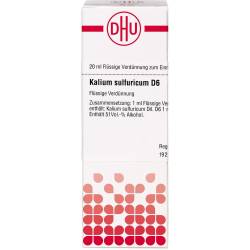 Kalium Sulfuricum D 6 Verdünnung 20 ml