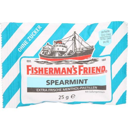 Fishermans Friend Spearmint ohne Zucker Pastillen 25 g