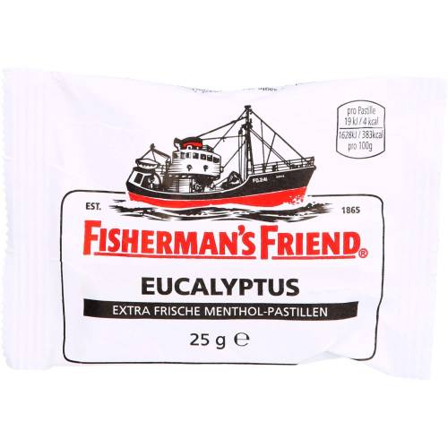 Fishermans Friend Eucalyptus mit Zucker Pastillen 25 g