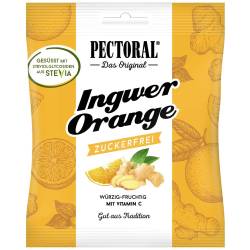 Pectoral Ingwer Orange Bonbons zuckerfrei 60 g