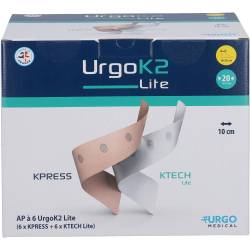 Urgok2 Lite Kompr.Syst.10cm Knöchelumf.18-25cm 6 St