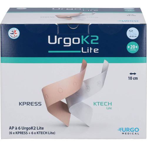 Urgok2 Lite Kompr.Syst.10cm Knöchelumf.25-32cm 6 St