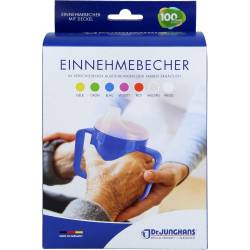 Einnehmebecher m.Griff+Deckel 12mm weiß 1 St