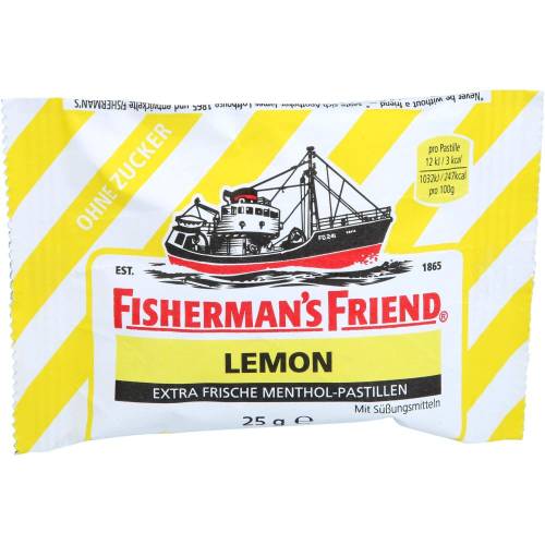 Fishermans Friend Lemon ohne Zucker Pastillen 25 g