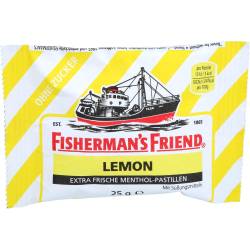 Fishermans Friend Lemon ohne Zucker Pastillen 25 g