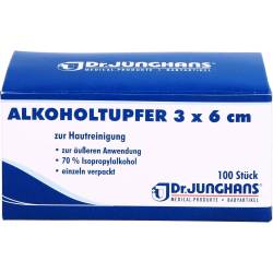 Alkoholtupfer 3x6 cm steril 100 St