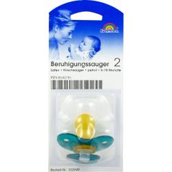 Sauger Kirsche groß gr.Scheibe petrol 1 St