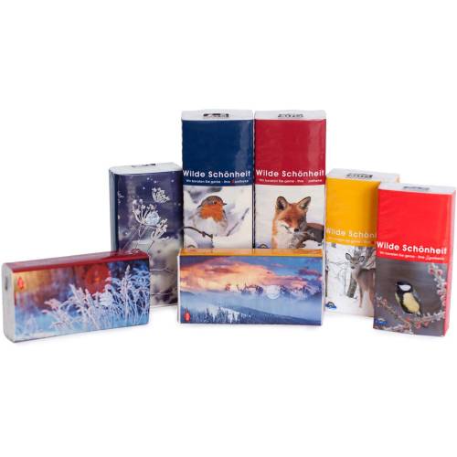 Taschentücher Motiv Winter 1 St